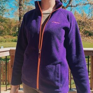 Columbia Thermal Purple Zip-Up Jacket